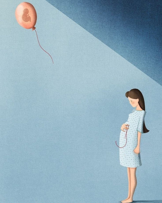 Entre solitude et froideur médicale : L'experience déchirante d'une perte de grossesse