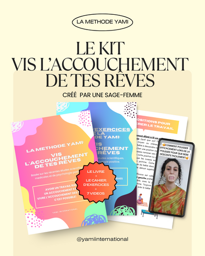 "MY DREAM BIRTH" Kit: 1 complete GUIDE + 1 WORKBOOK