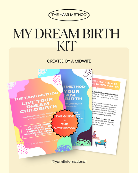 "UNLEASH YOUR BIRTH POWER" Kit: 1 complete GUIDE + 1 WORKBOOK