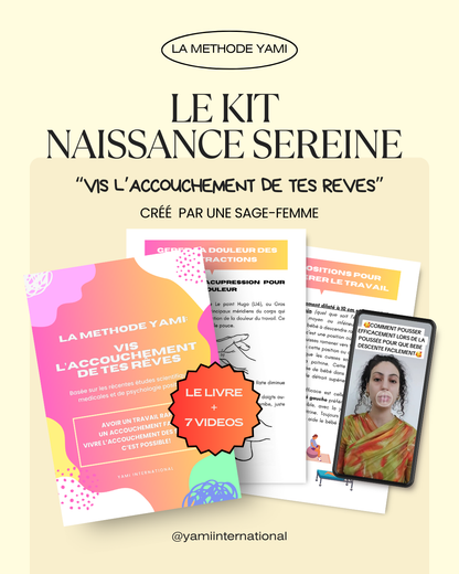 "MY DREAM BIRTH" Kit: 1 complete GUIDE + 1 WORKBOOK